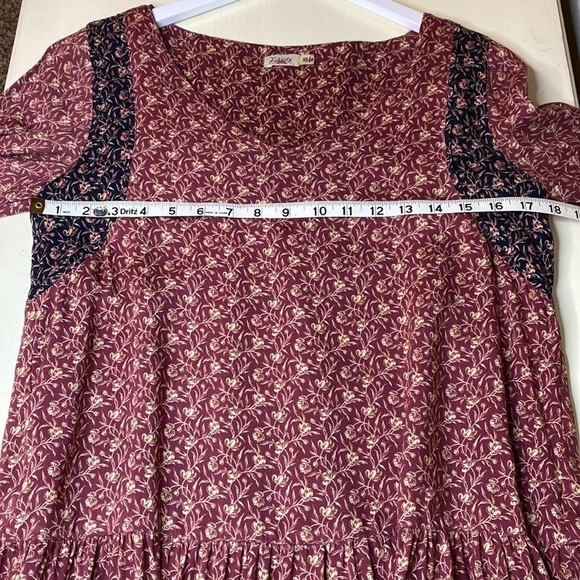 Faherty Sibley Dress in Antique Vines Spice Size XS - Picture 10 of 14